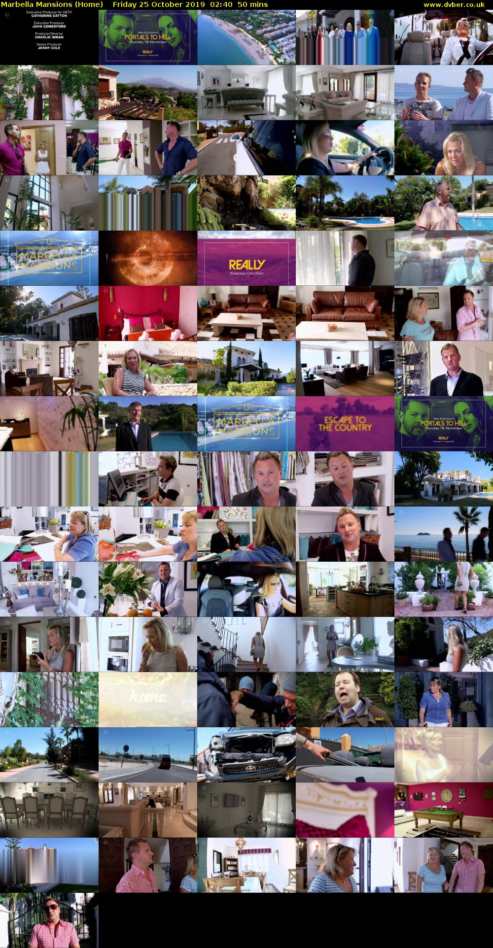 Marbella Mansions (Home) Friday 25 October 2019 02:40 - 03:30