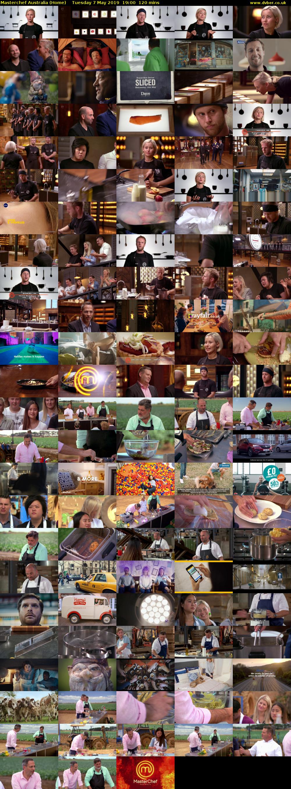 MasterChef Australia (Home) Tuesday 7 May 2019 19:00 - 21:00