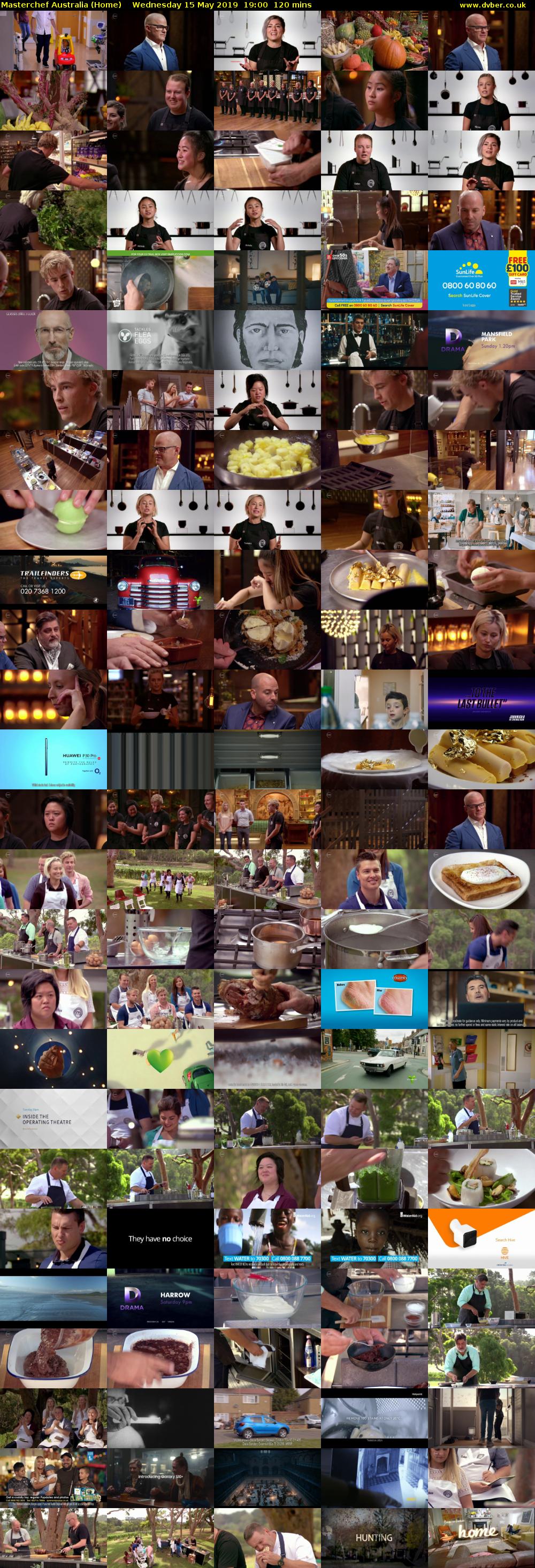 MasterChef Australia (Home) Wednesday 15 May 2019 19:00 - 21:00