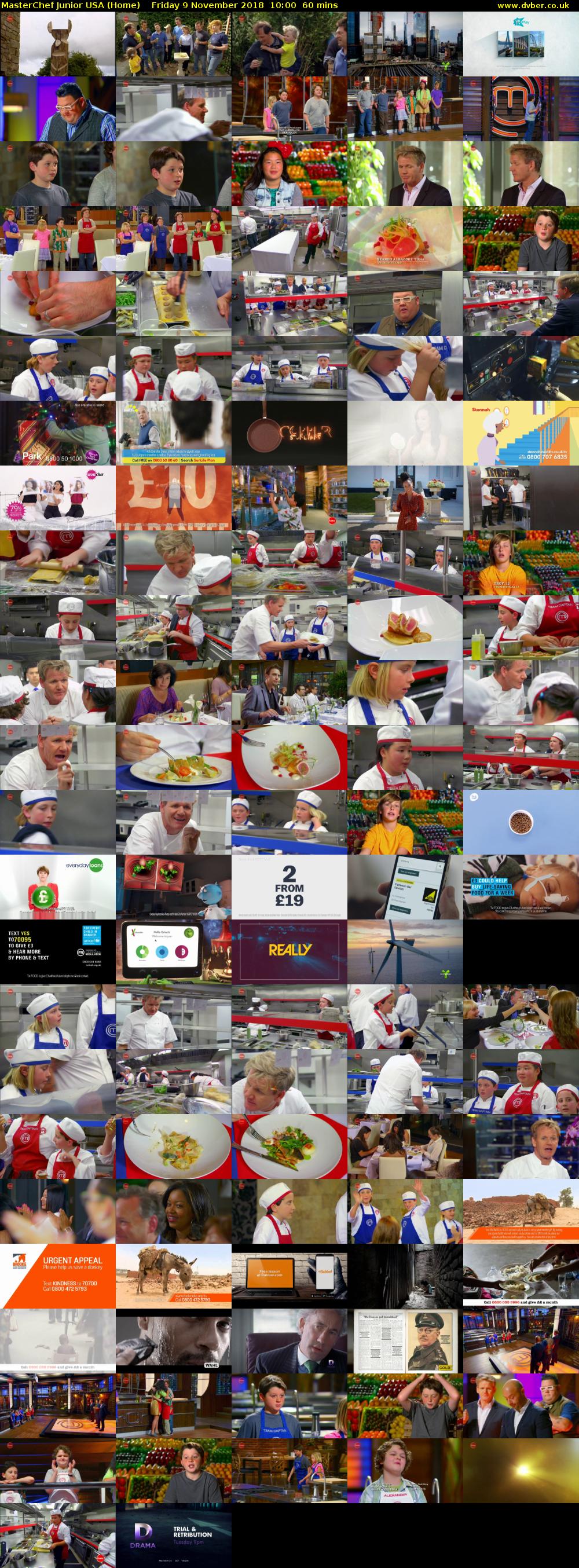 MasterChef Junior USA (Home) Friday 9 November 2018 10:00 - 11:00