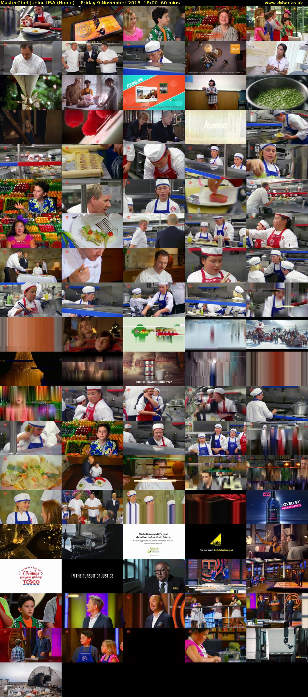 MasterChef Junior USA (Home) Friday 9 November 2018 18:00 - 19:00