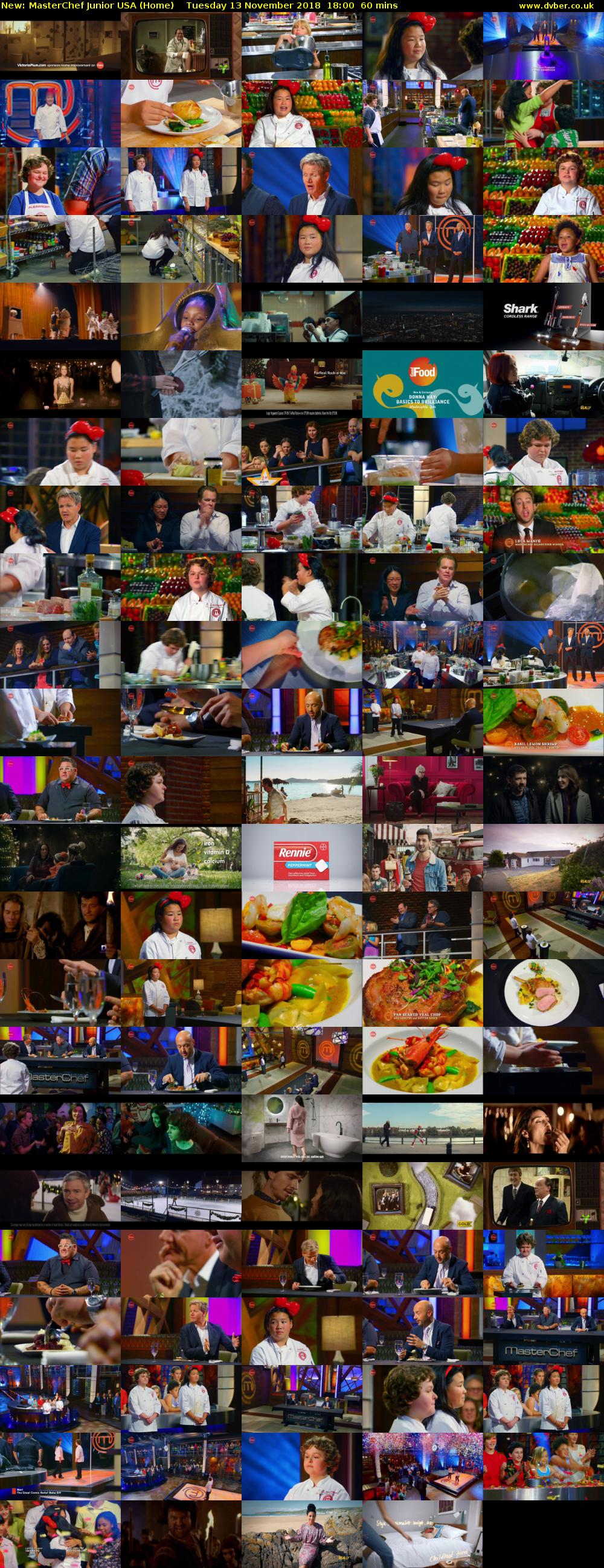 MasterChef Junior USA (Home) Tuesday 13 November 2018 18:00 - 19:00