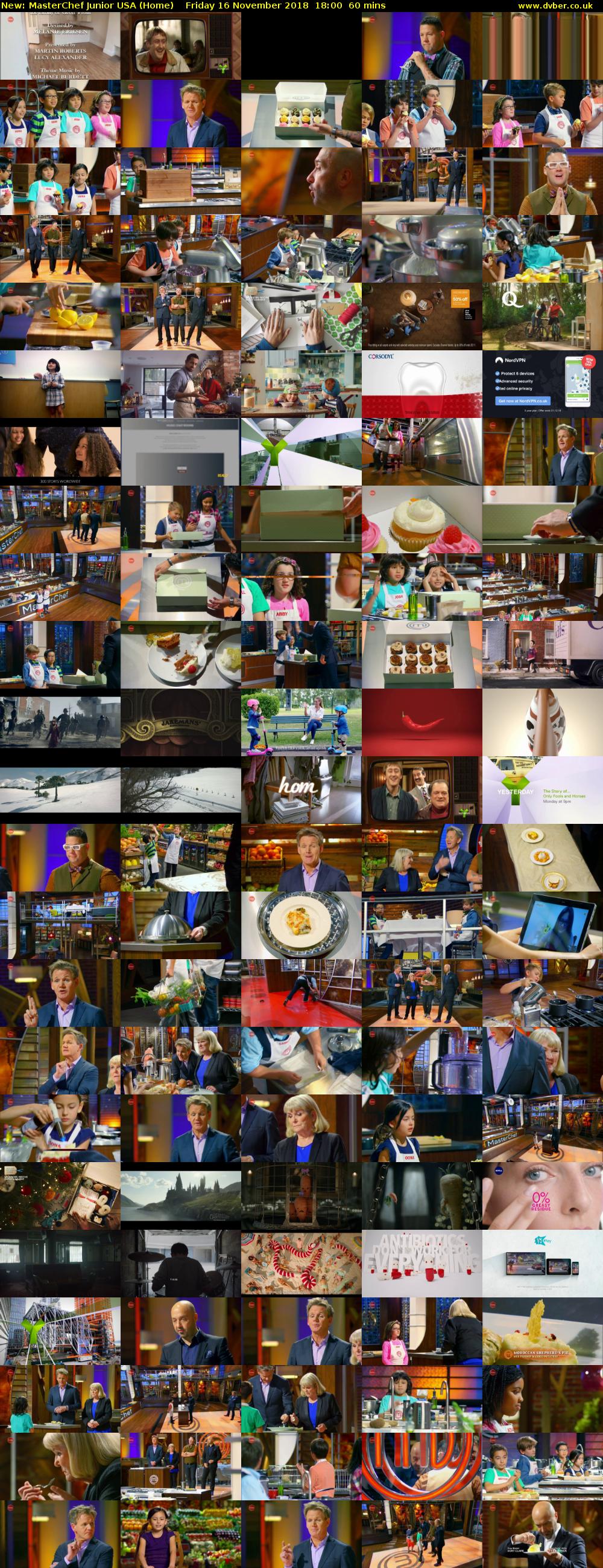 MasterChef Junior USA (Home) Friday 16 November 2018 18:00 - 19:00