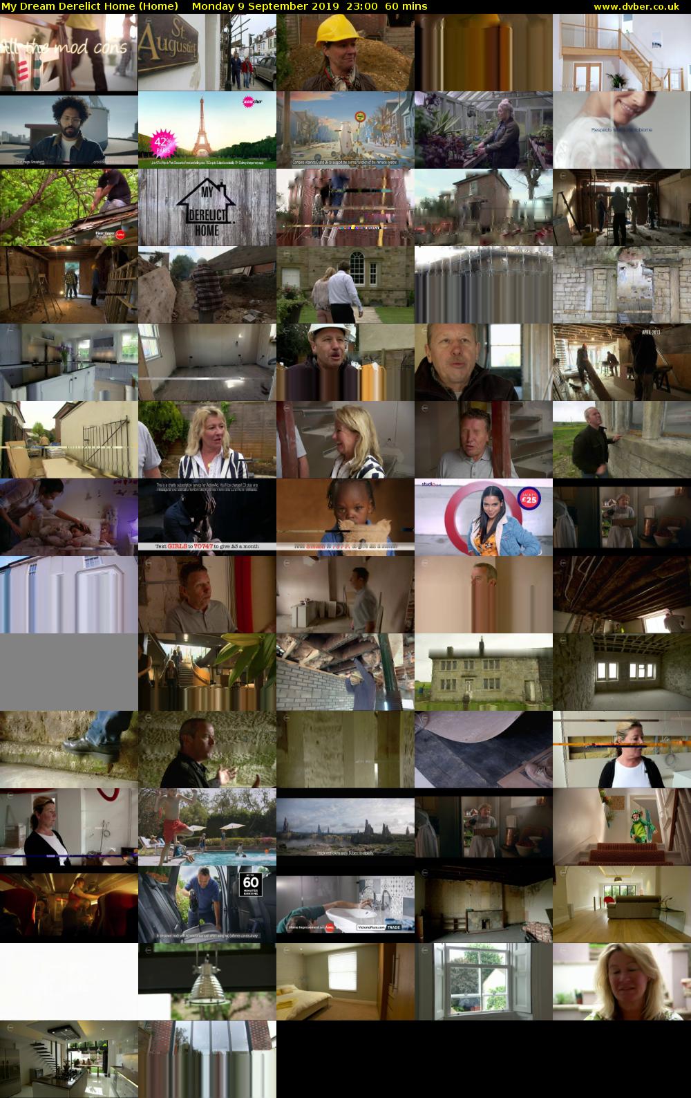My Dream Derelict Home (Home) Monday 9 September 2019 23:00 - 00:00