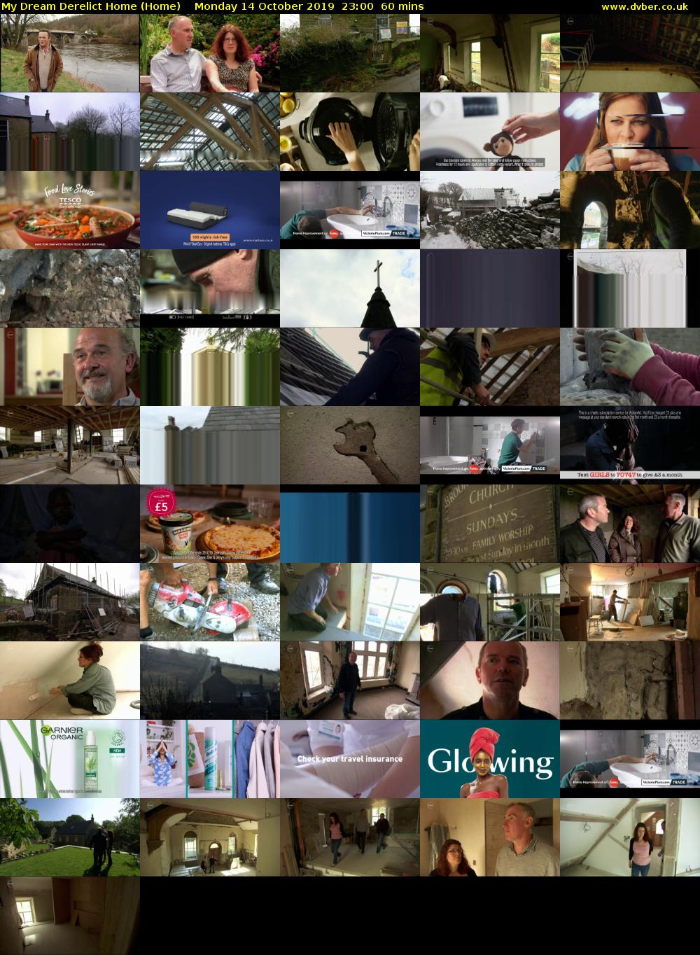 My Dream Derelict Home (Home) Monday 14 October 2019 23:00 - 00:00
