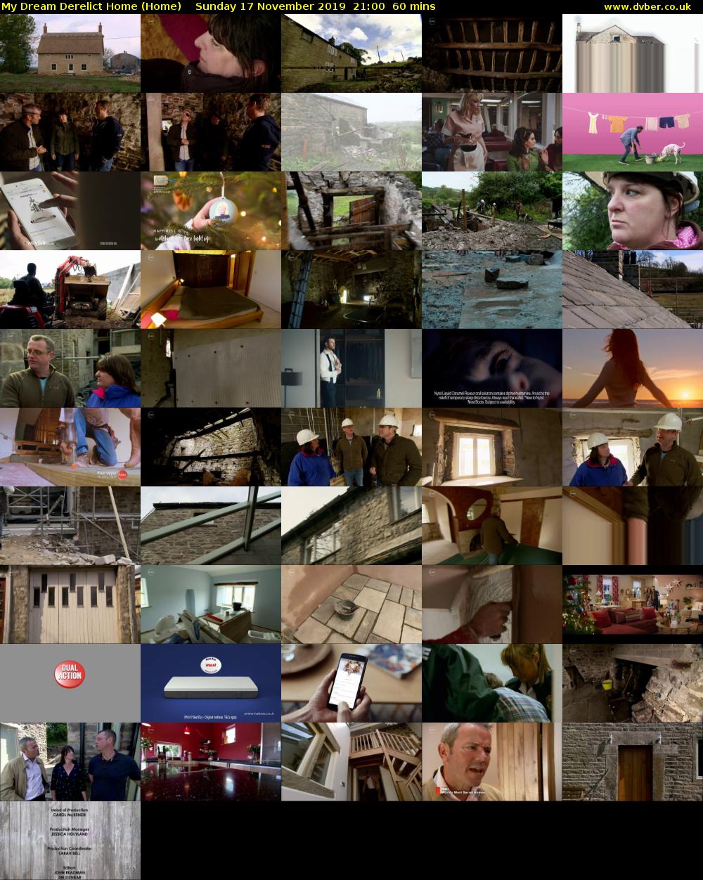 My Dream Derelict Home (Home) Sunday 17 November 2019 21:00 - 22:00