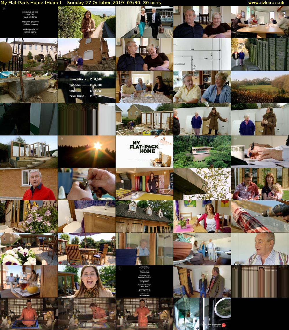 My Flat-Pack Home (Home) Sunday 27 October 2019 03:30 - 04:00