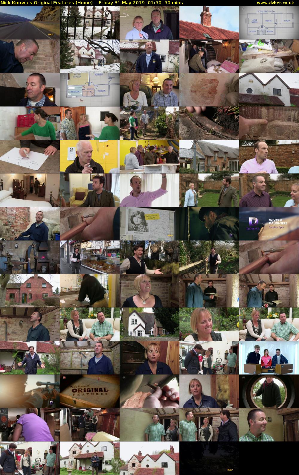 Nick Knowles Original Features (Home) Friday 31 May 2019 01:50 - 02:40