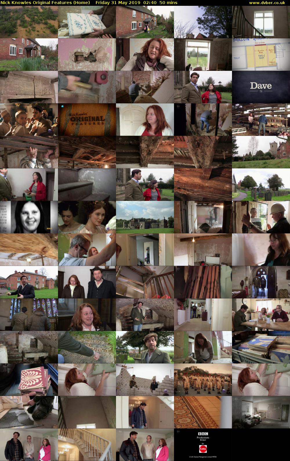 Nick Knowles Original Features (Home) Friday 31 May 2019 02:40 - 03:30