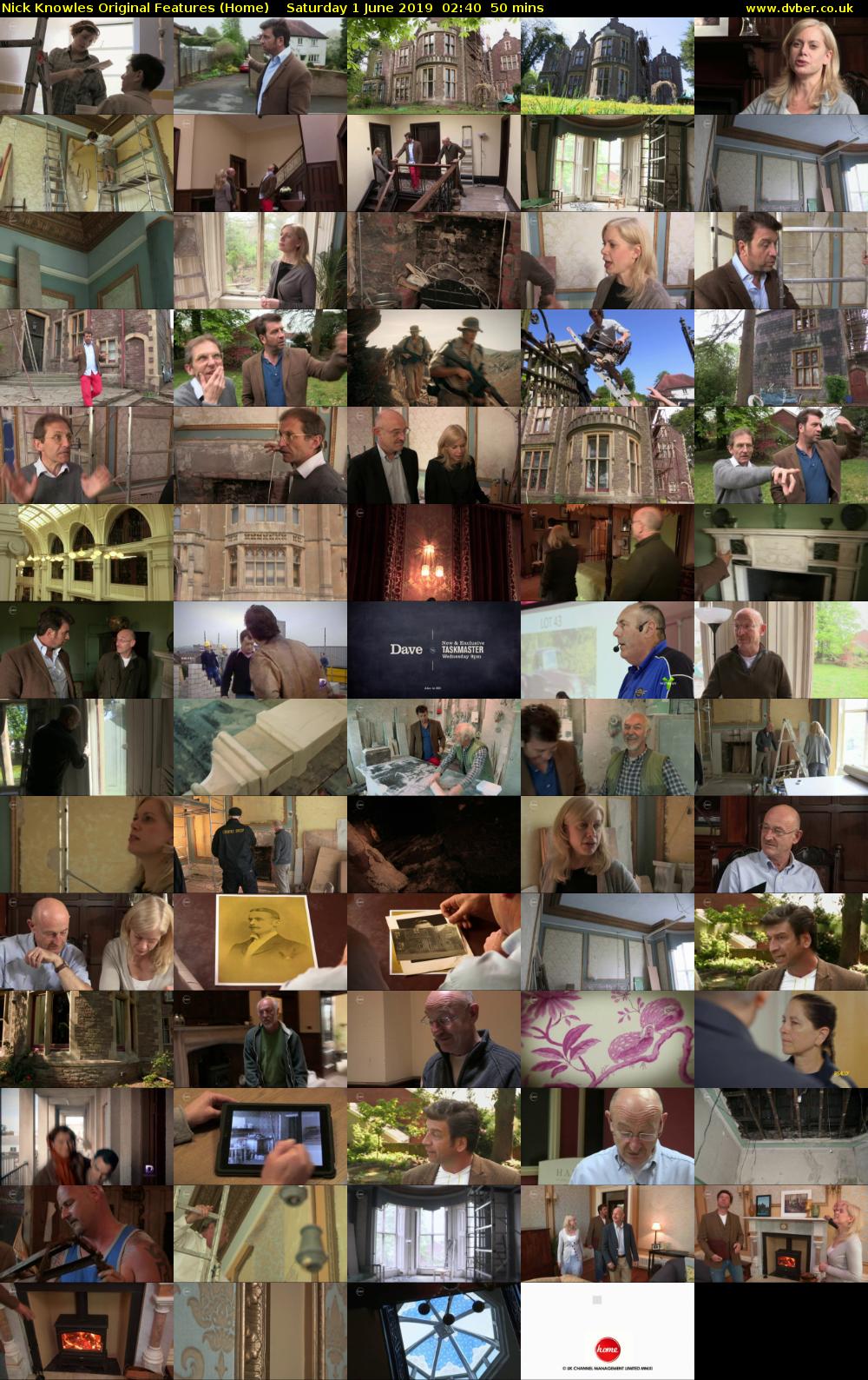 Nick Knowles Original Features (Home) Saturday 1 June 2019 02:40 - 03:30