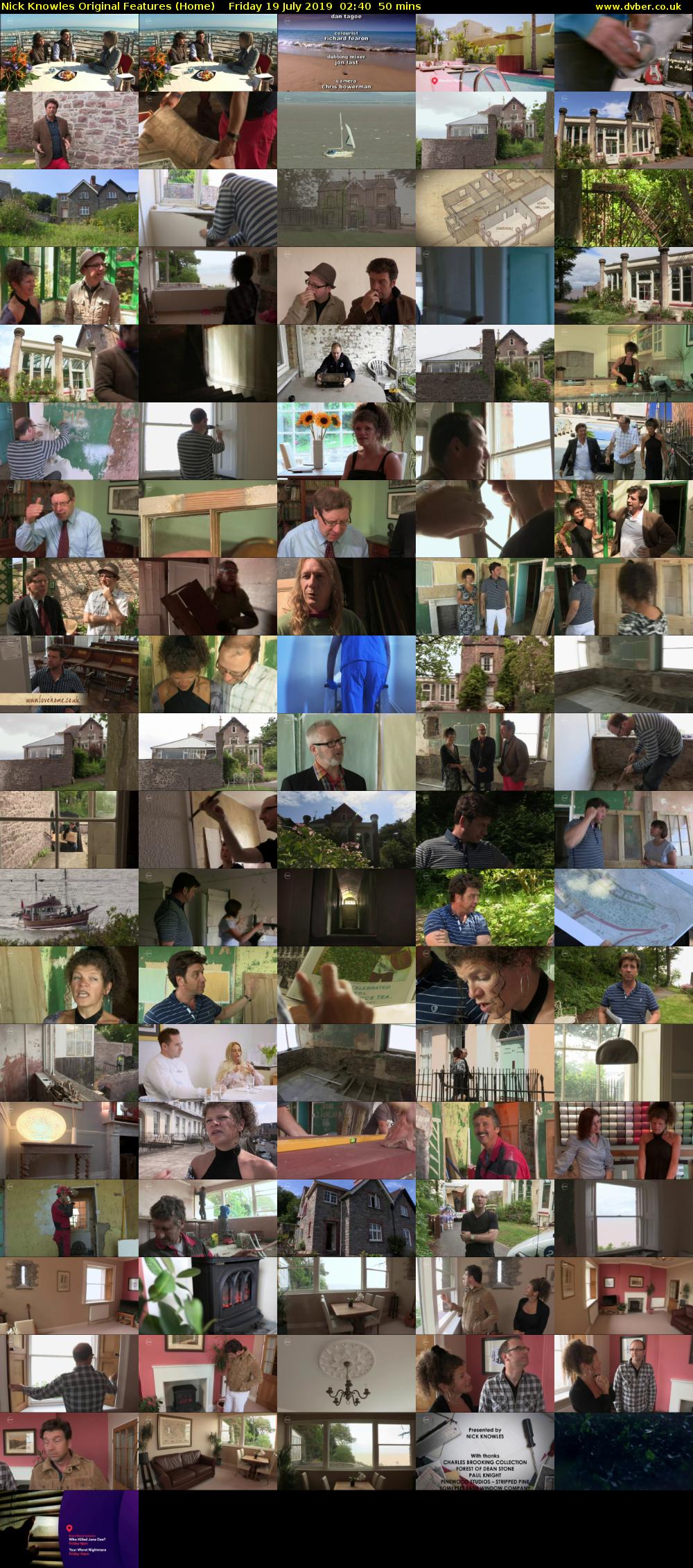 Nick Knowles Original Features (Home) Friday 19 July 2019 02:40 - 03:30
