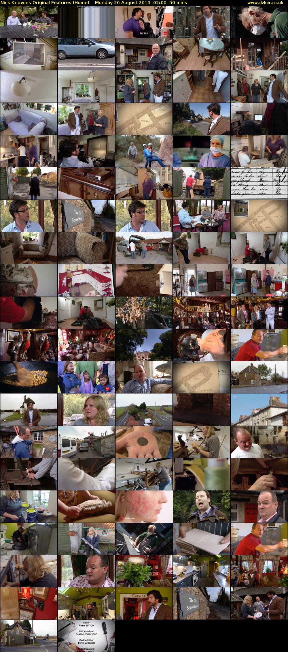 Nick Knowles Original Features (Home) Monday 26 August 2019 02:00 - 02:50