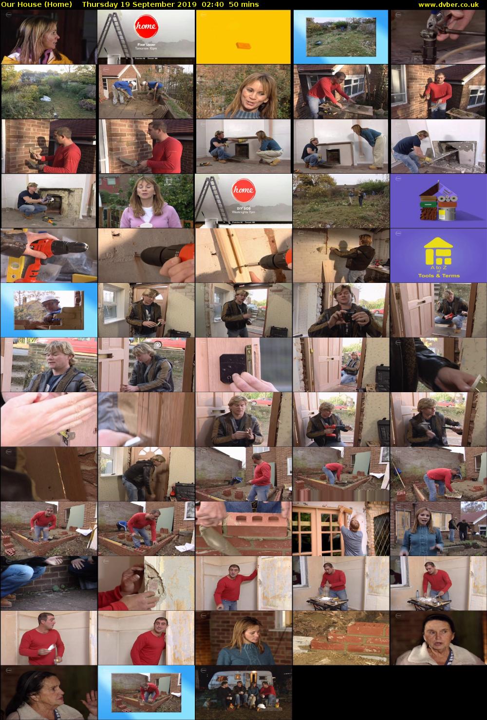 Our House (Home) Thursday 19 September 2019 02:40 - 03:30