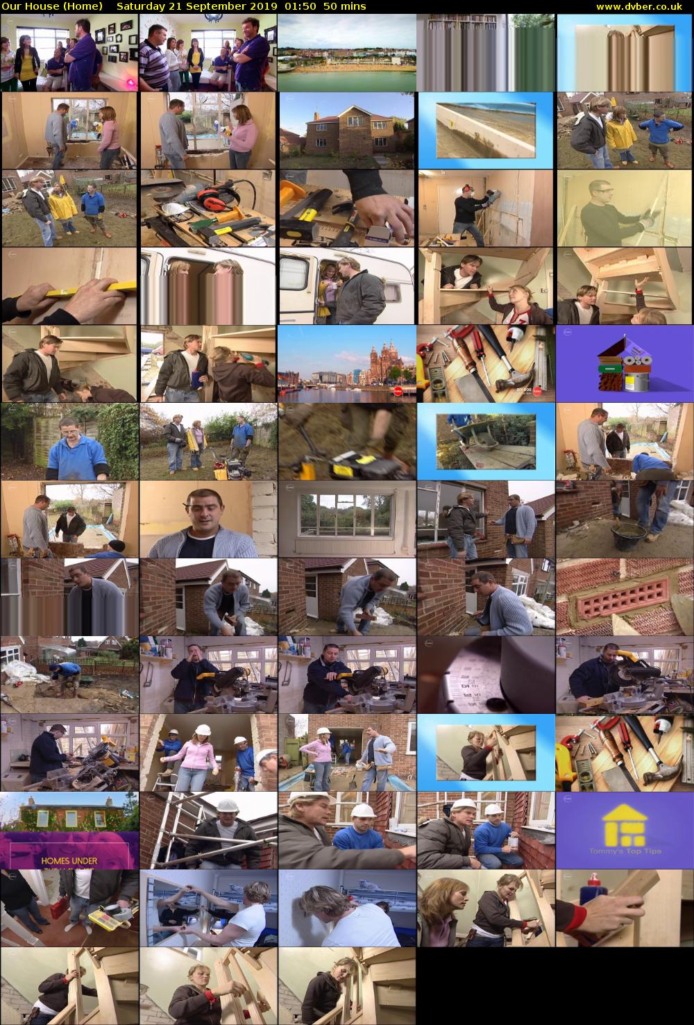Our House (Home) Saturday 21 September 2019 01:50 - 02:40