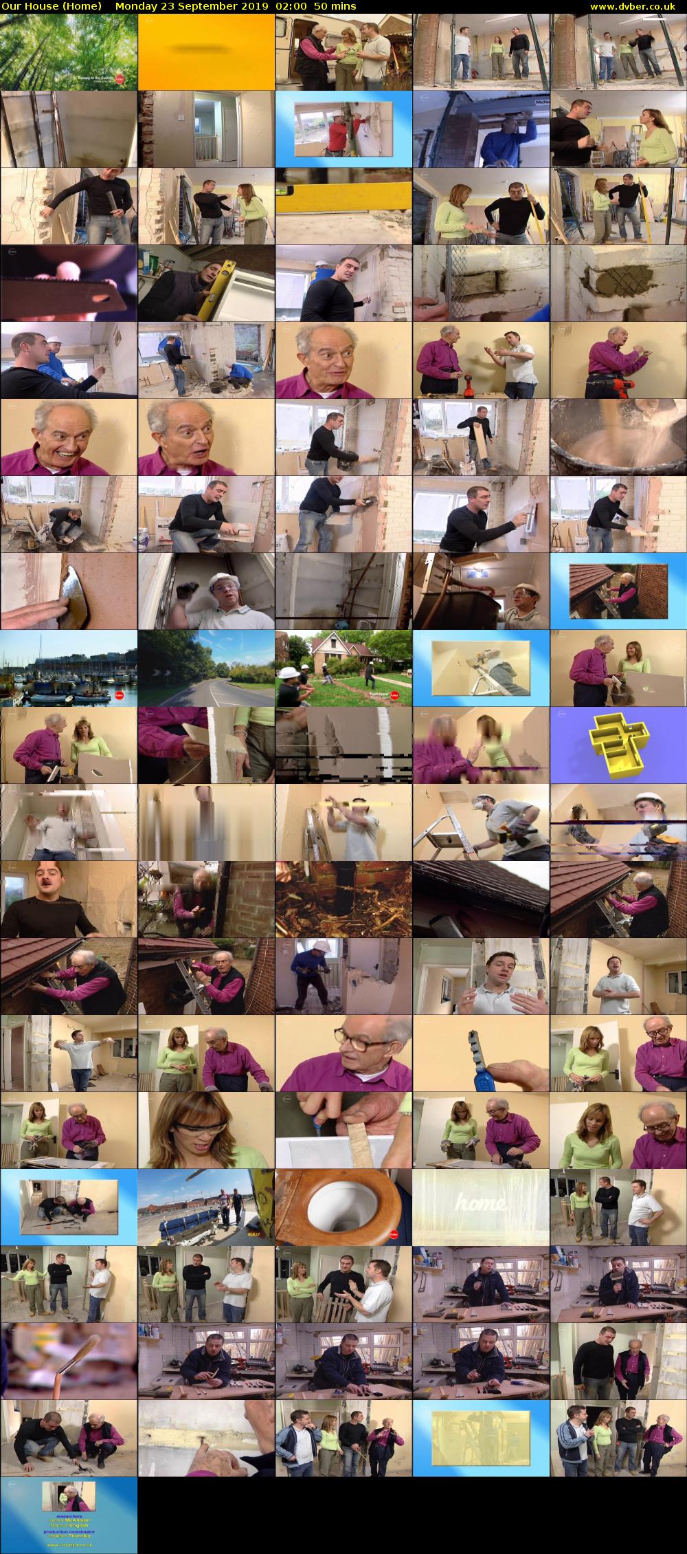 Our House (Home) Monday 23 September 2019 02:00 - 02:50