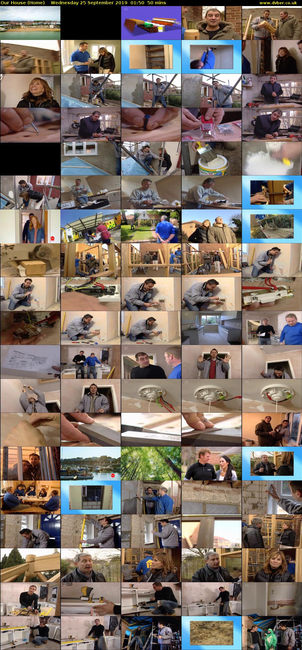 Our House (Home) Wednesday 25 September 2019 01:50 - 02:40
