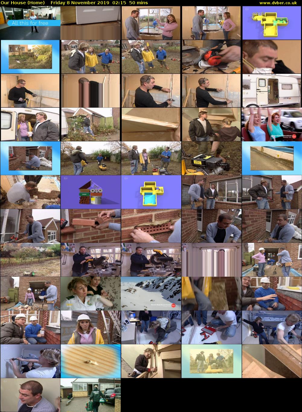 Our House (Home) Friday 8 November 2019 02:15 - 03:05