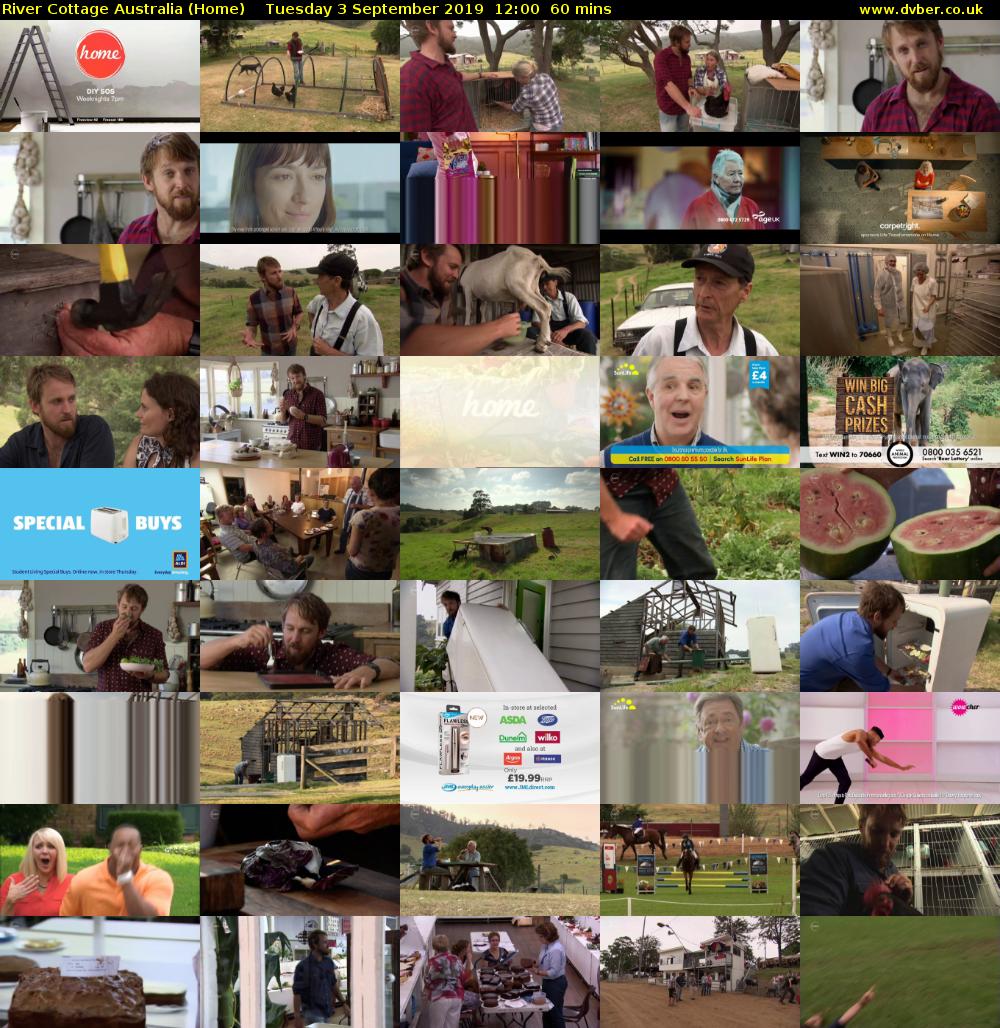 River Cottage Australia (Home) Tuesday 3 September 2019 12:00 - 13:00
