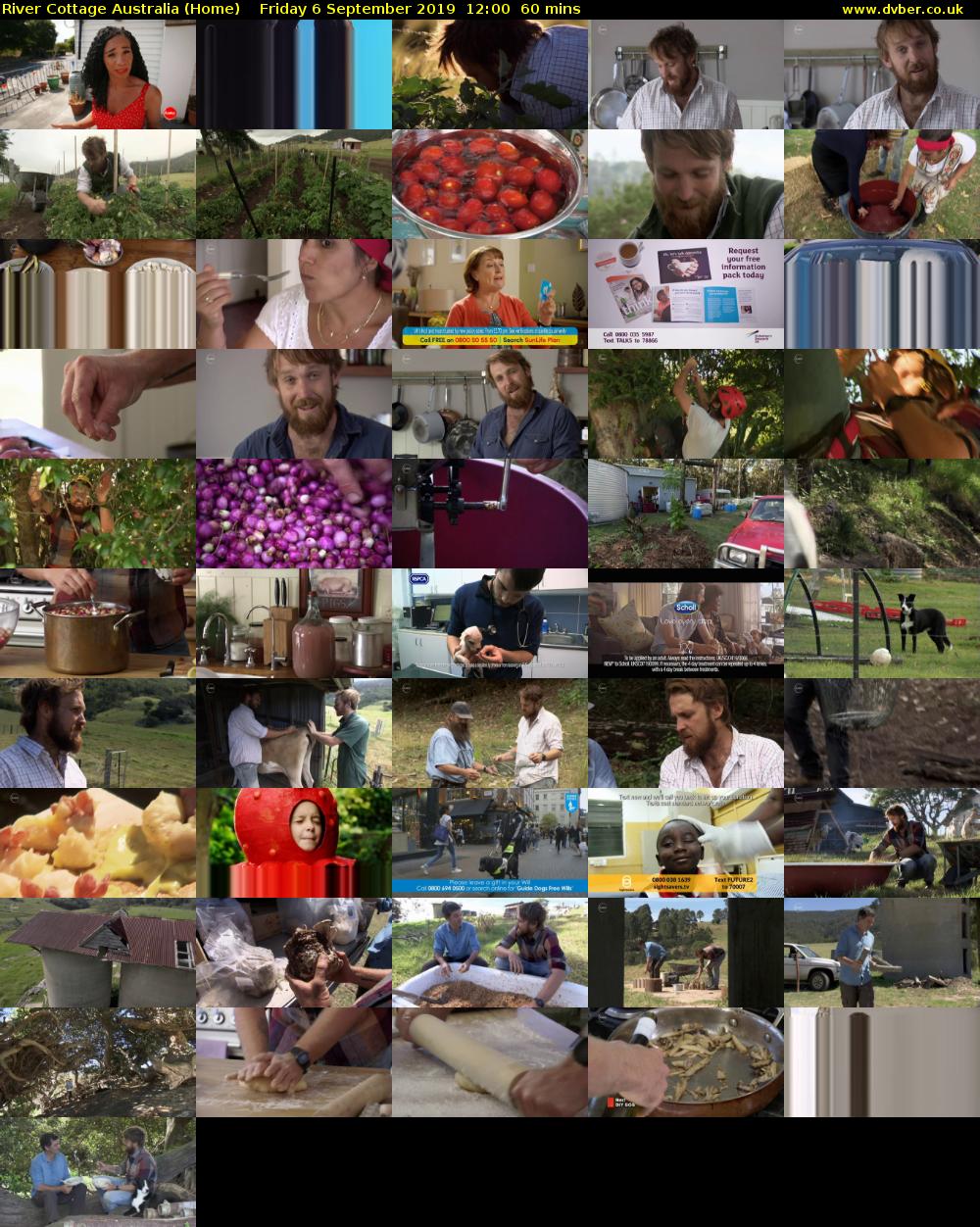 River Cottage Australia (Home) Friday 6 September 2019 12:00 - 13:00