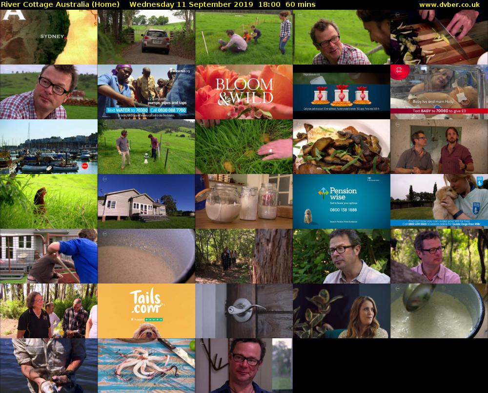 River Cottage Australia (Home) Wednesday 11 September 2019 18:00 - 19:00