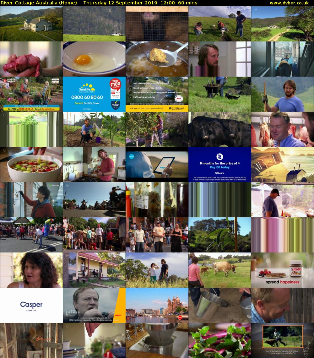 River Cottage Australia (Home) Thursday 12 September 2019 12:00 - 13:00