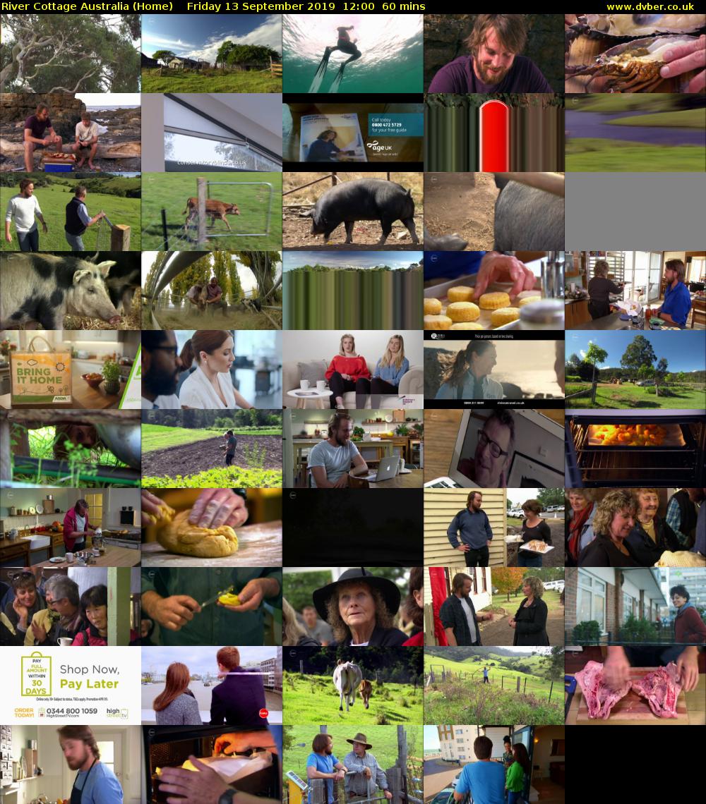River Cottage Australia (Home) Friday 13 September 2019 12:00 - 13:00