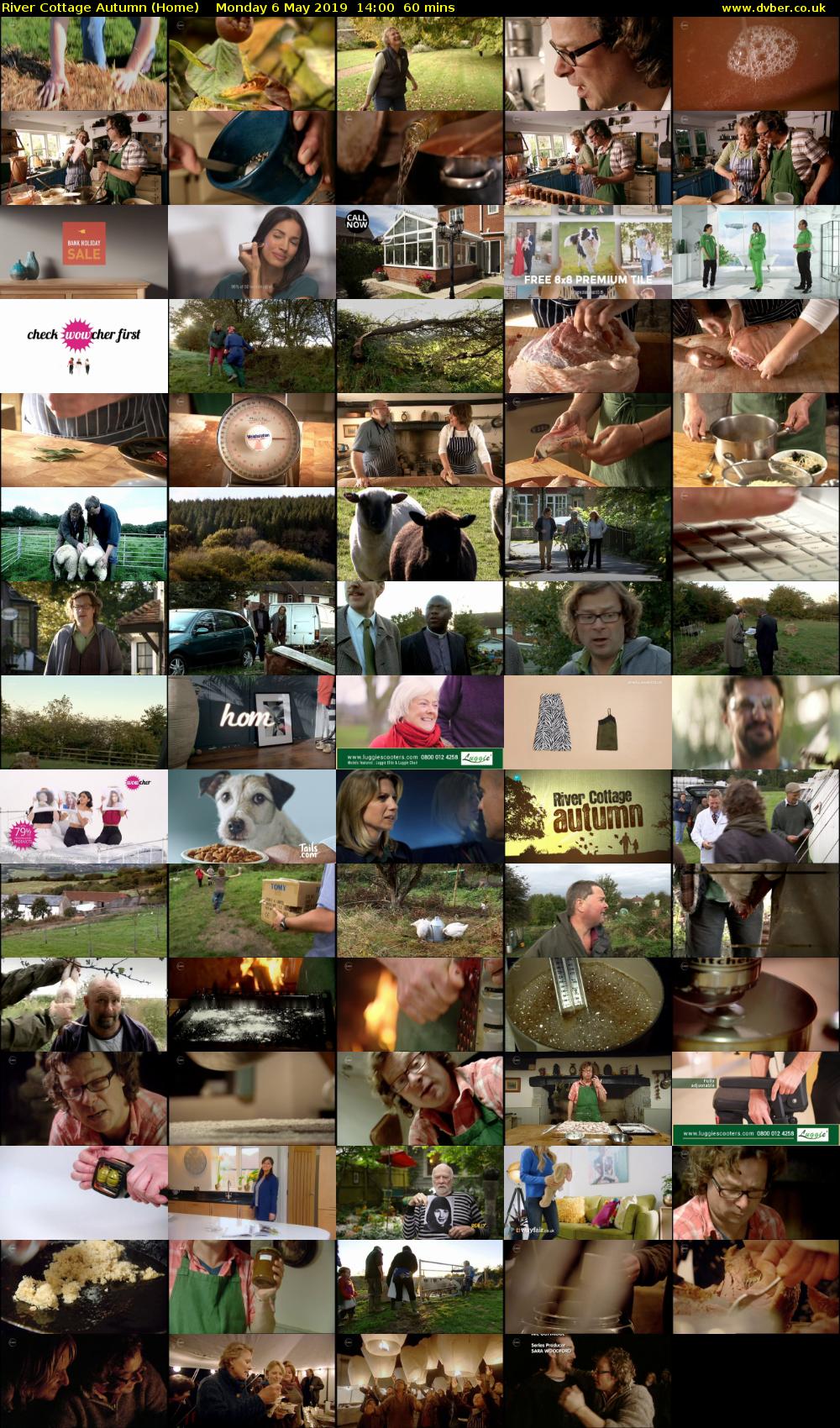 River Cottage Autumn (Home) Monday 6 May 2019 14:00 - 15:00