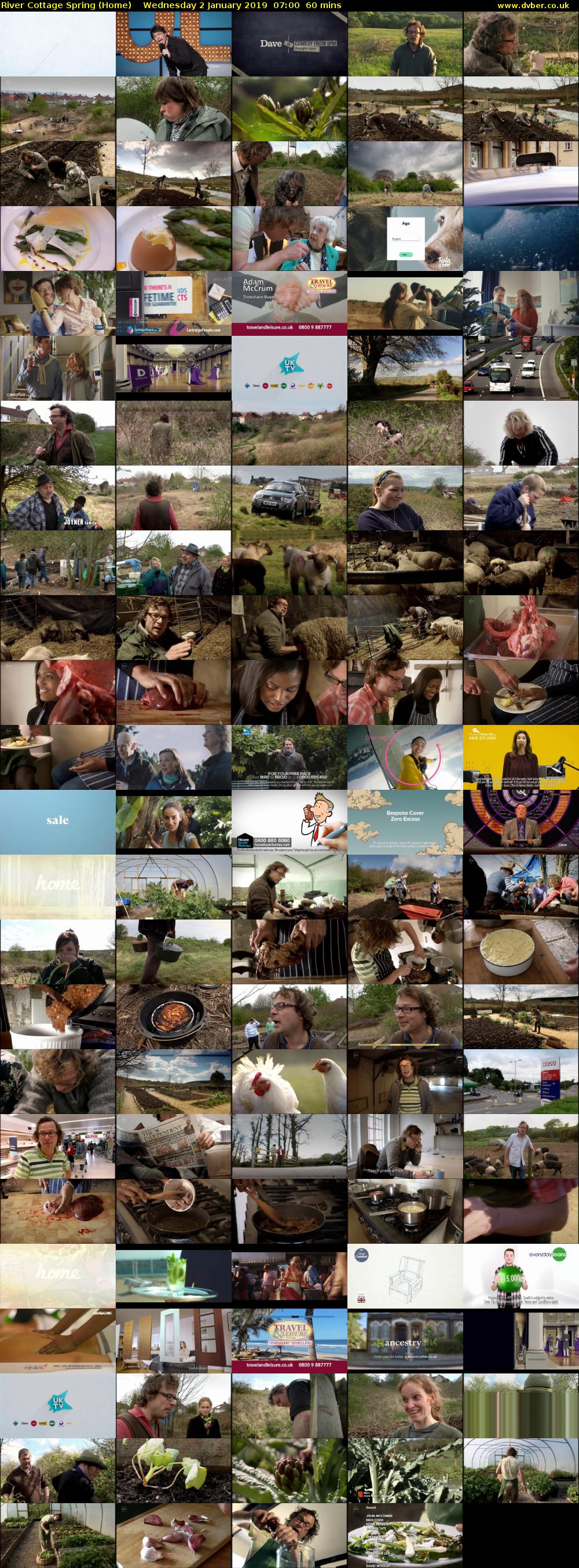 River Cottage Spring (Home) Wednesday 2 January 2019 07:00 - 08:00