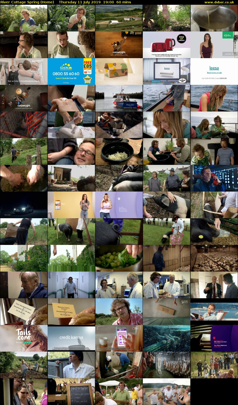 River Cottage Spring (Home) Thursday 11 July 2019 19:00 - 20:00