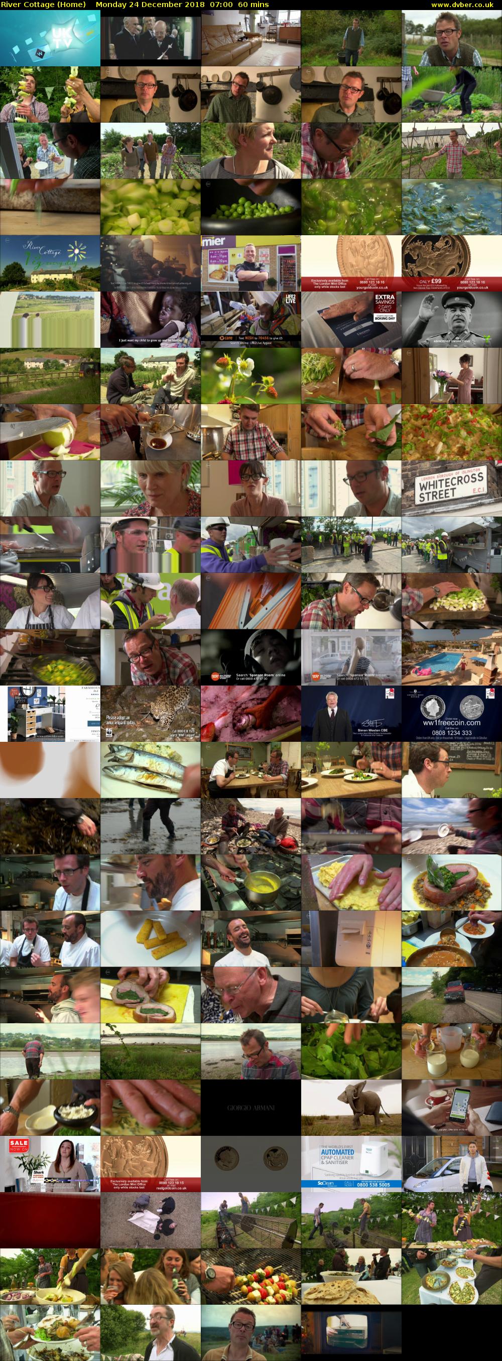 River Cottage (Home) Monday 24 December 2018 07:00 - 08:00