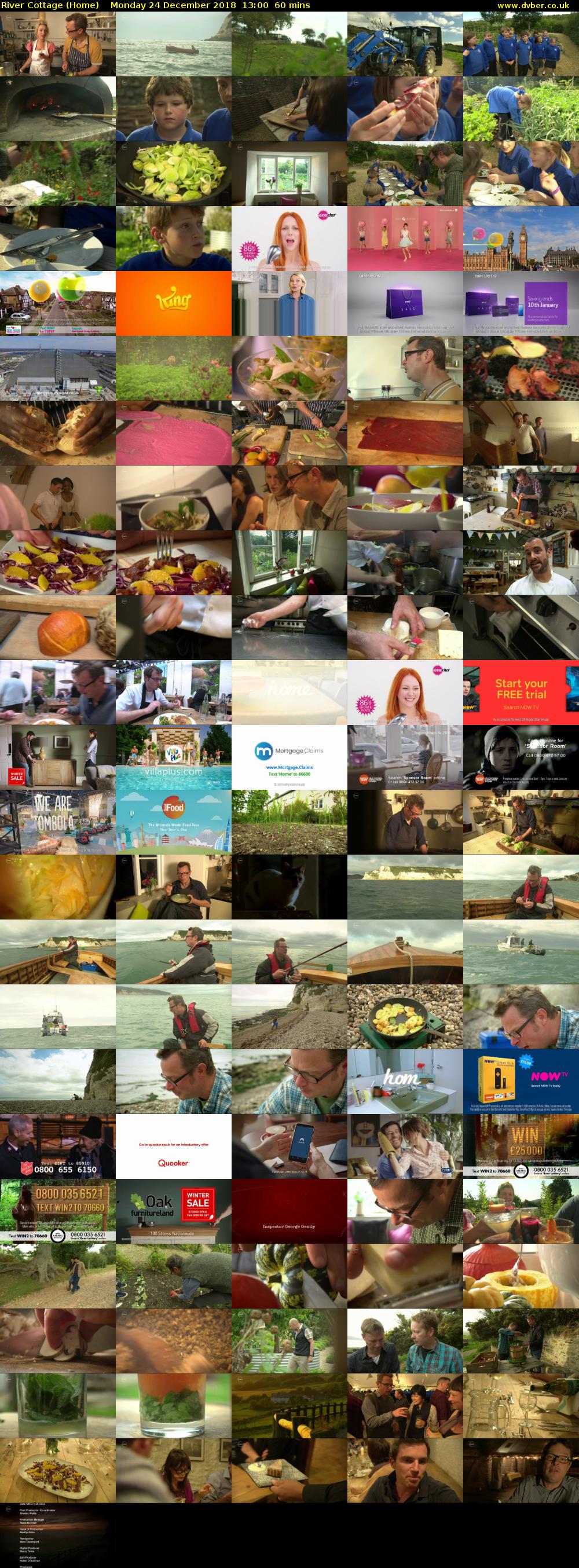 River Cottage (Home) Monday 24 December 2018 13:00 - 14:00