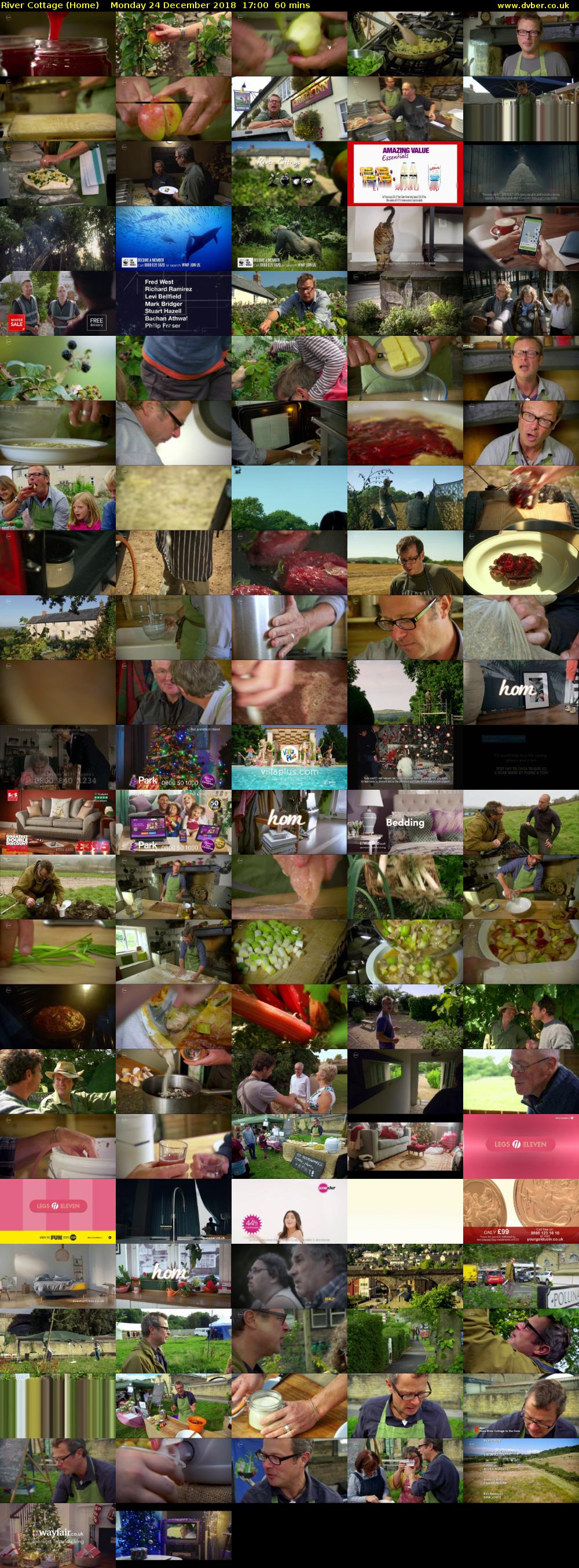 River Cottage (Home) Monday 24 December 2018 17:00 - 18:00