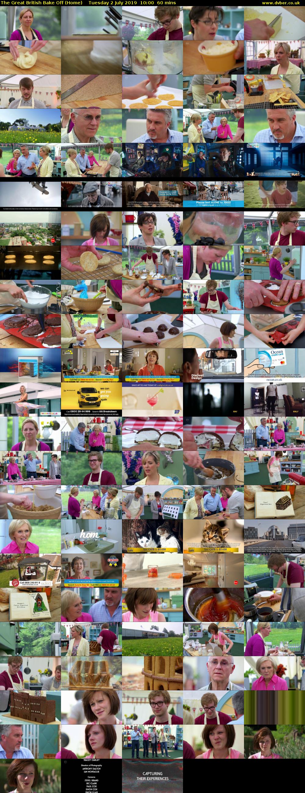 The Great British Bake Off (Home) Tuesday 2 July 2019 10:00 - 11:00