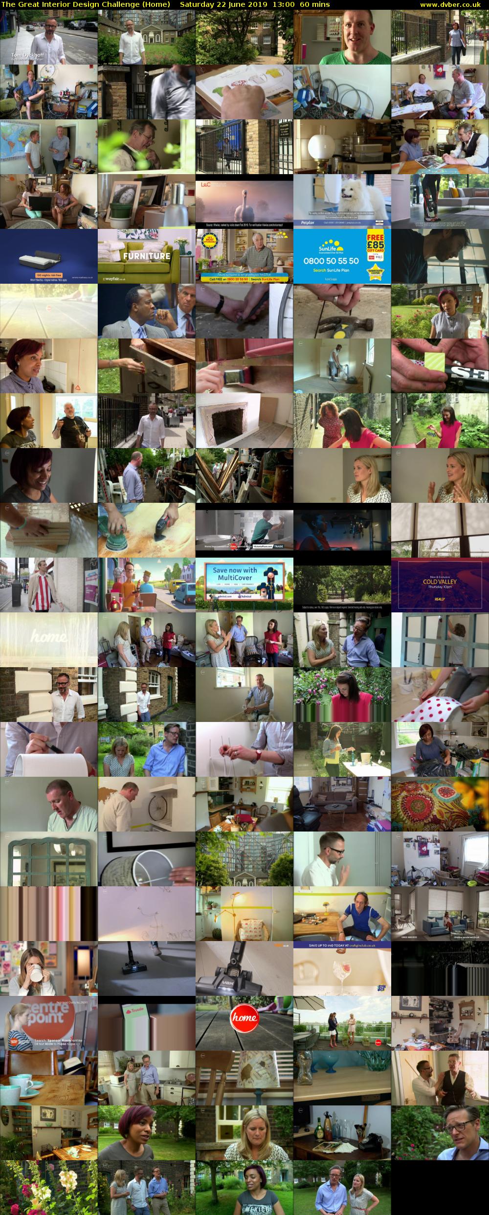 The Great Interior Design Challenge (Home) Saturday 22 June 2019 13:00 - 14:00