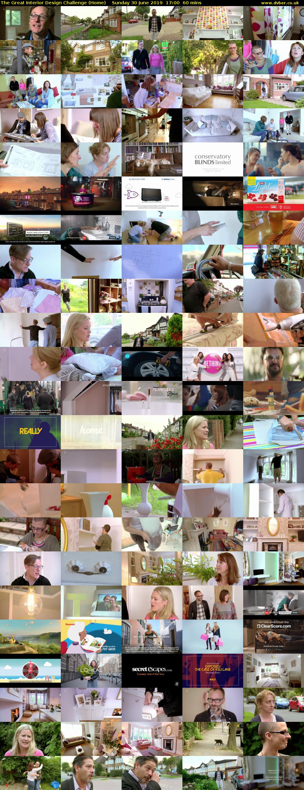 The Great Interior Design Challenge (Home) Sunday 30 June 2019 17:00 - 18:00