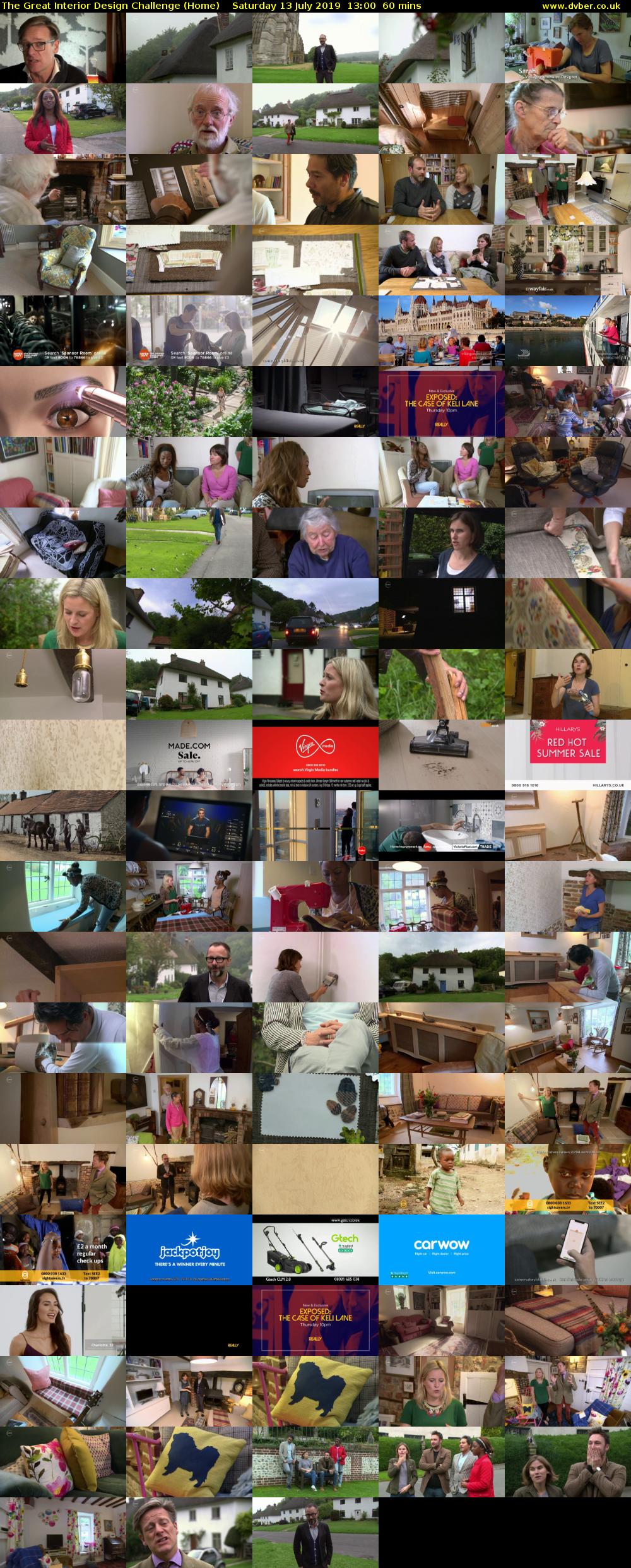 The Great Interior Design Challenge (Home) Saturday 13 July 2019 13:00 - 14:00