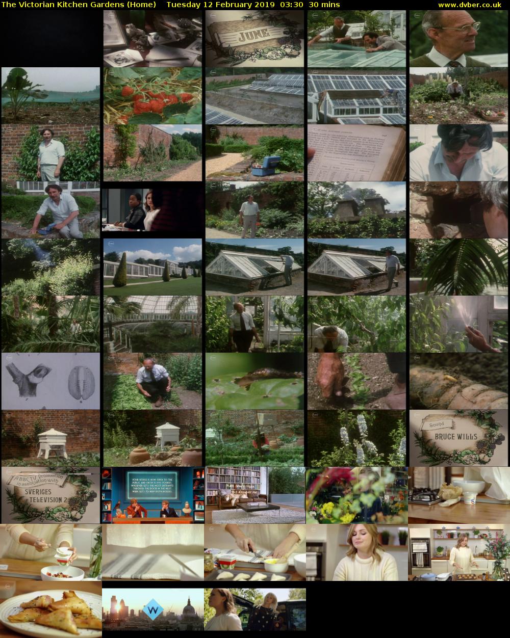 The Victorian Kitchen Gardens (Home) Tuesday 12 February 2019 03:30 - 04:00