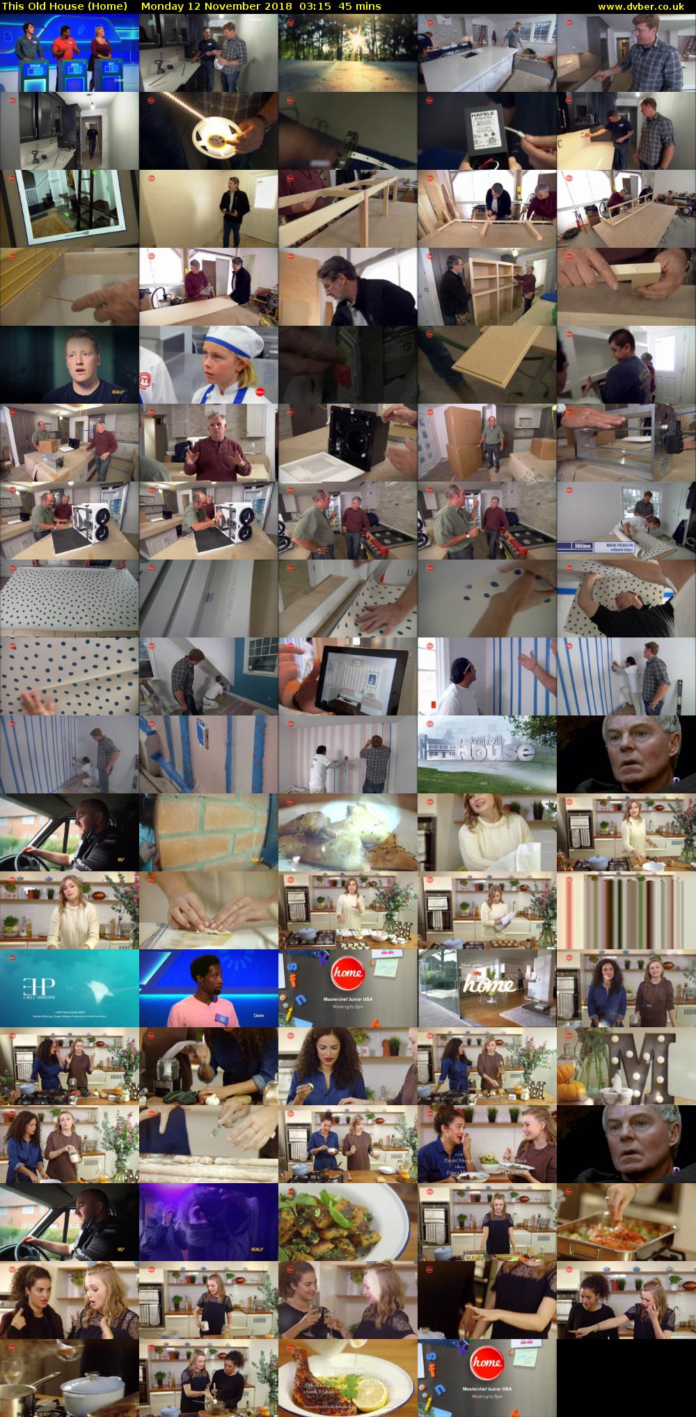 This Old House (Home) Monday 12 November 2018 03:15 - 04:00