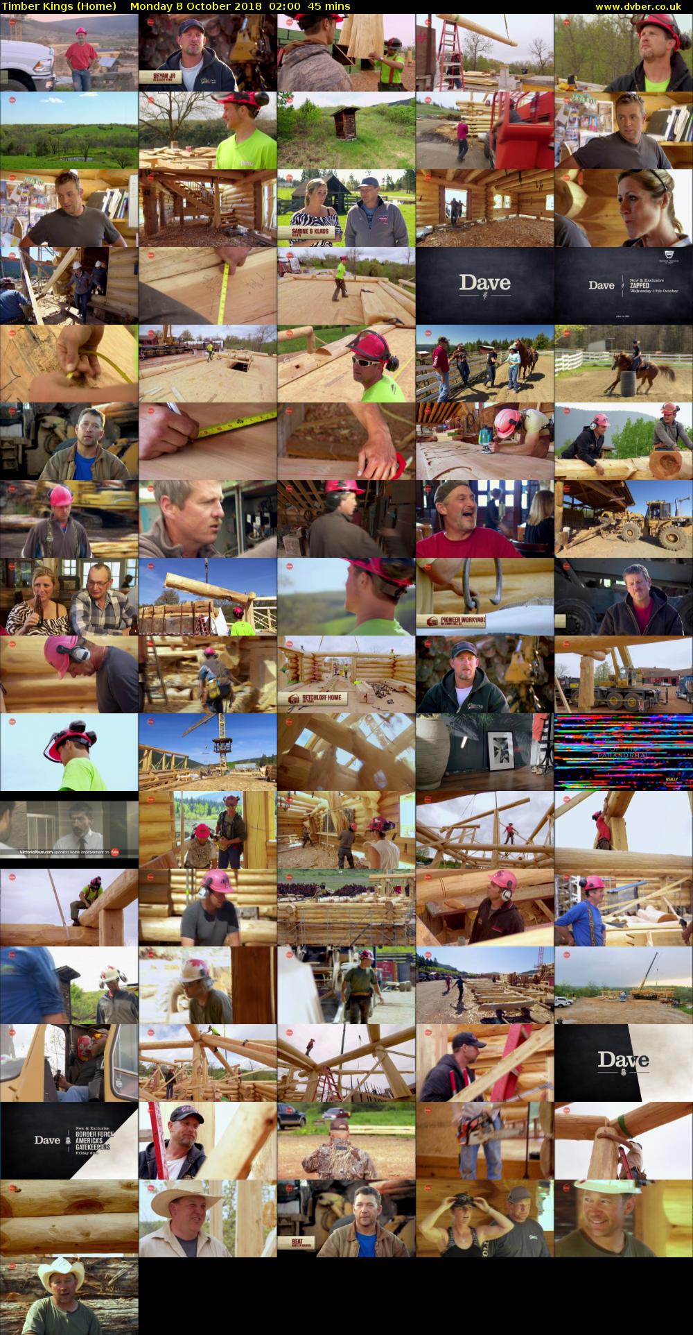 Timber Kings (Home) Monday 8 October 2018 02:00 - 02:45