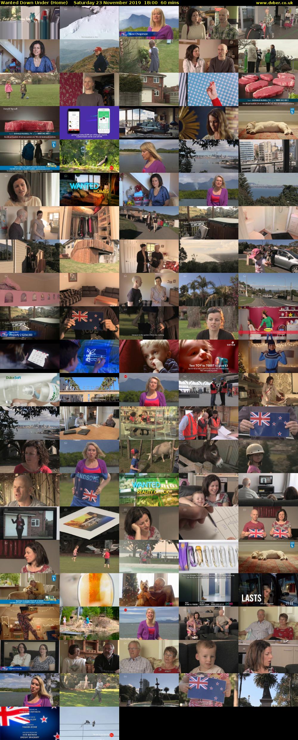 Wanted Down Under (Home) Saturday 23 November 2019 18:00 - 19:00