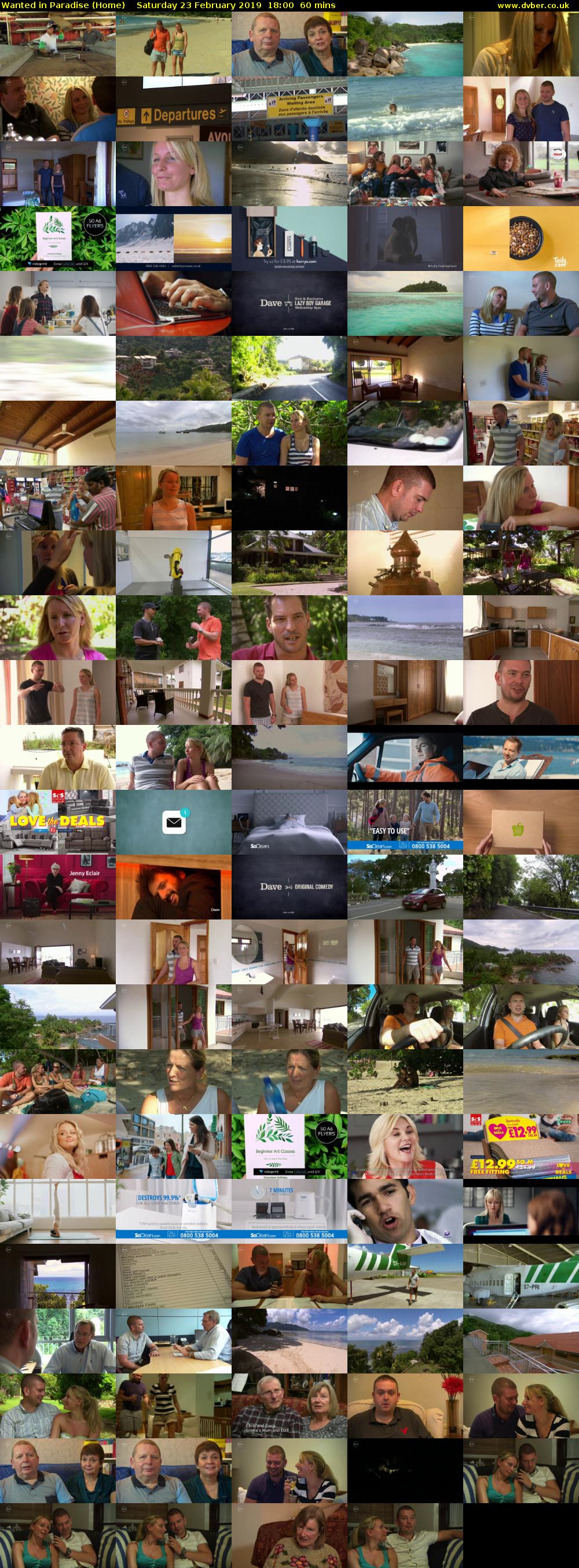 Wanted in Paradise (Home) Saturday 23 February 2019 18:00 - 19:00