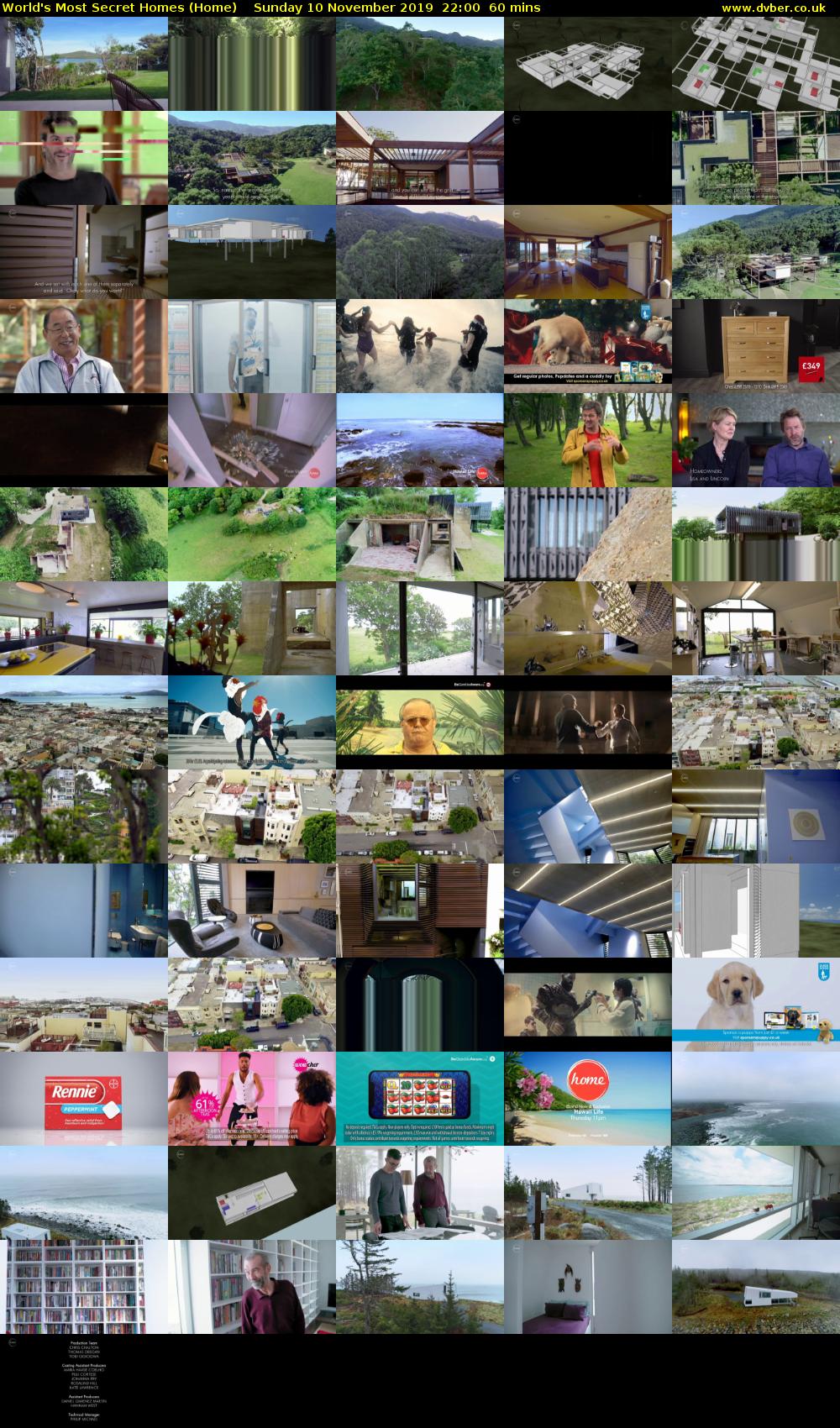 World's Most Secret Homes (Home) Sunday 10 November 2019 22:00 - 23:00
