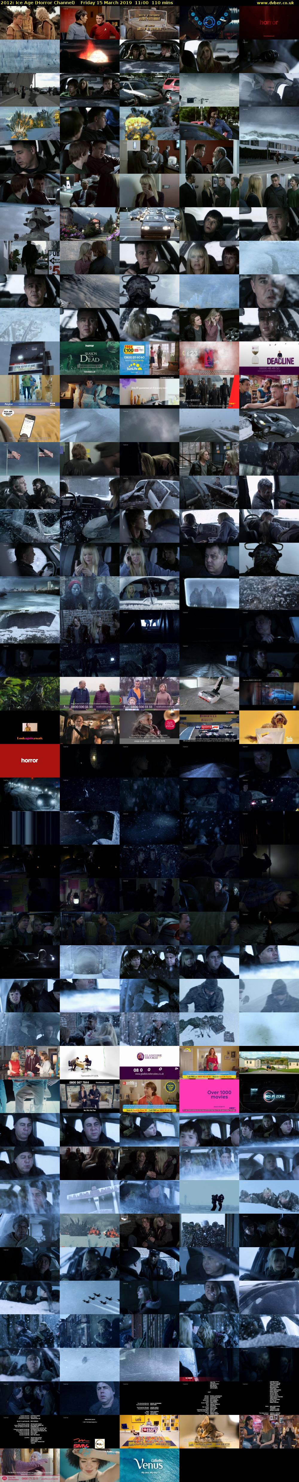 2012: Ice Age (Horror Channel) Friday 15 March 2019 11:00 - 12:50