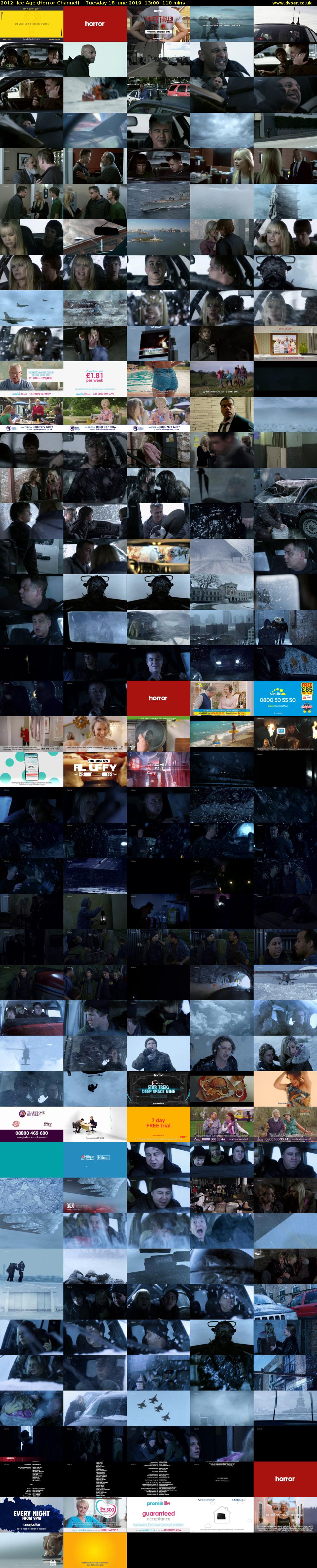 2012: Ice Age (Horror Channel) Tuesday 18 June 2019 13:00 - 14:50