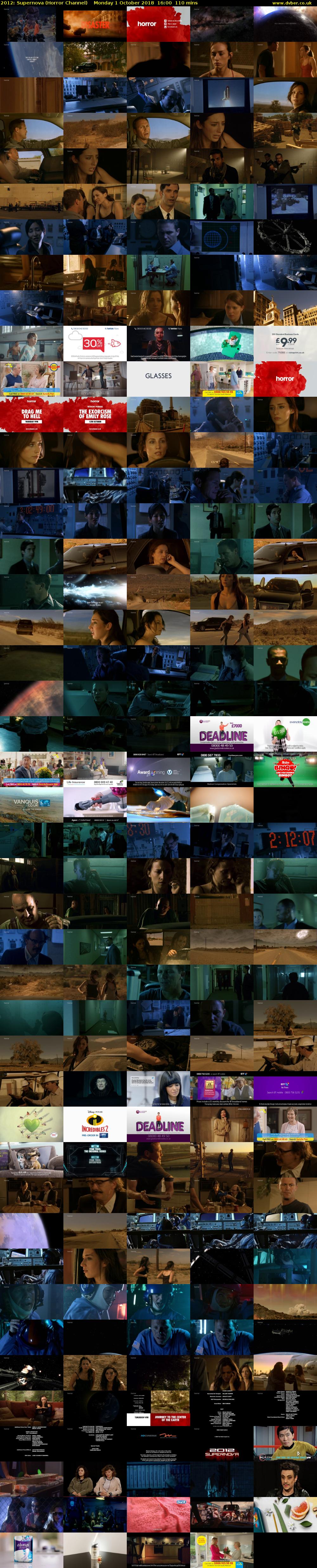2012: Supernova (Horror Channel) Monday 1 October 2018 16:00 - 17:50