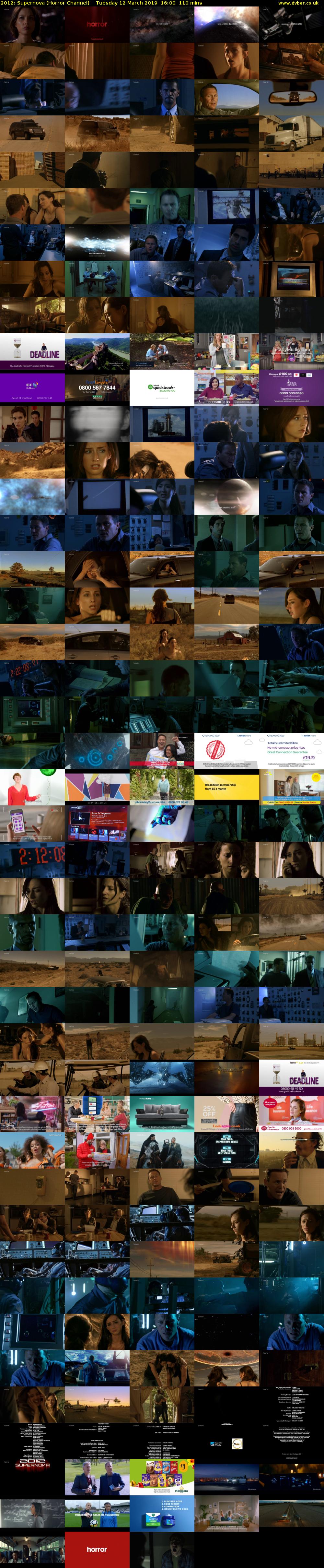 2012: Supernova (Horror Channel) Tuesday 12 March 2019 16:00 - 17:50
