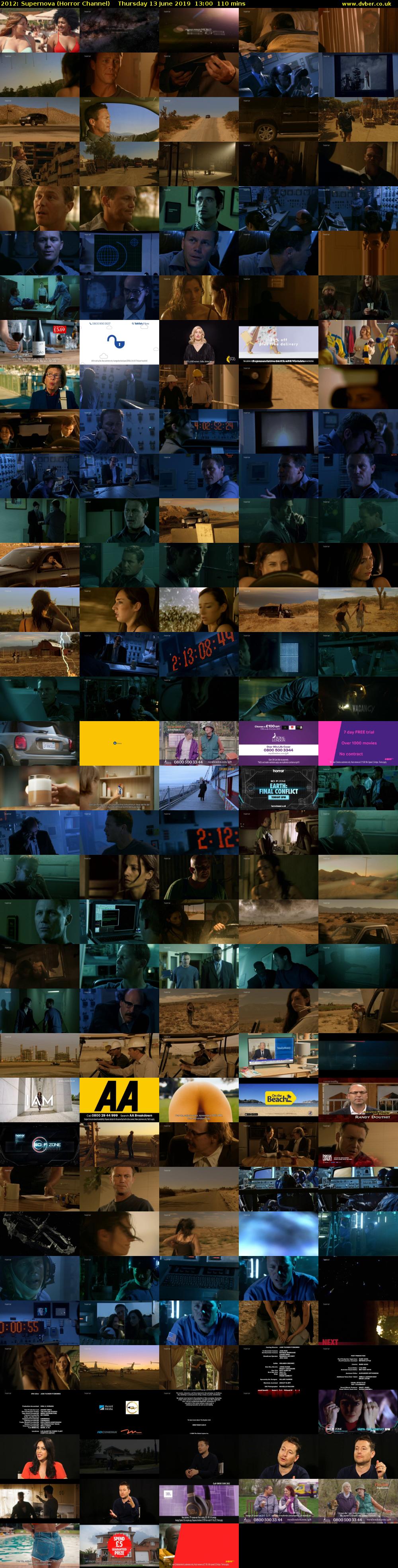 2012: Supernova (Horror Channel) Thursday 13 June 2019 13:00 - 14:50