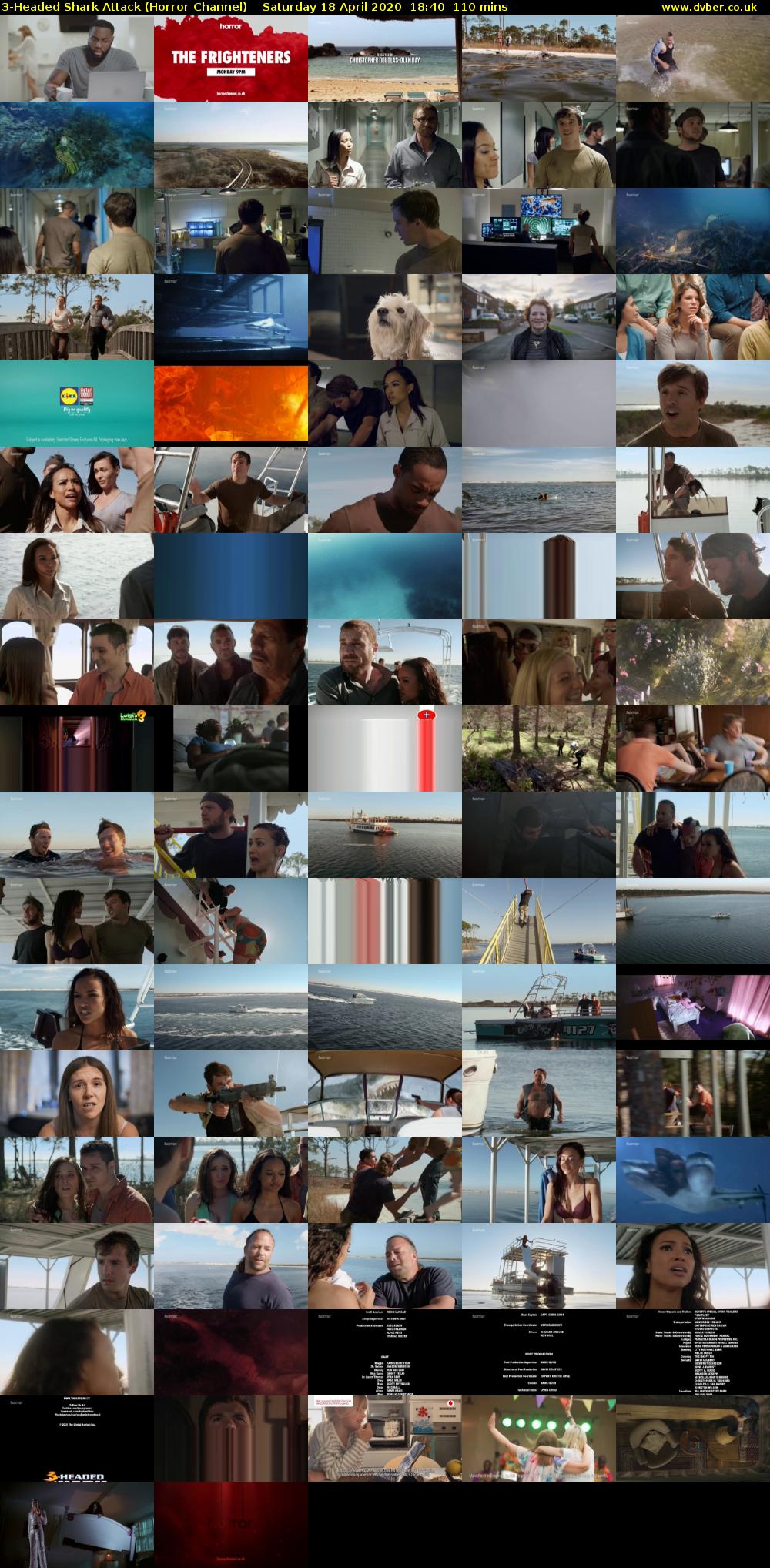 3-Headed Shark Attack (Horror Channel) Saturday 18 April 2020 18:40 - 20:30