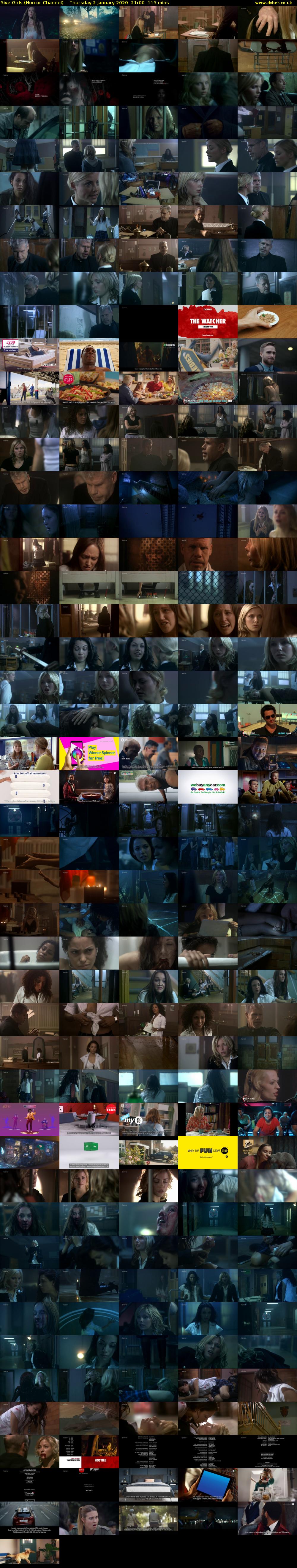5ive Girls (Horror Channel) Thursday 2 January 2020 21:00 - 22:55