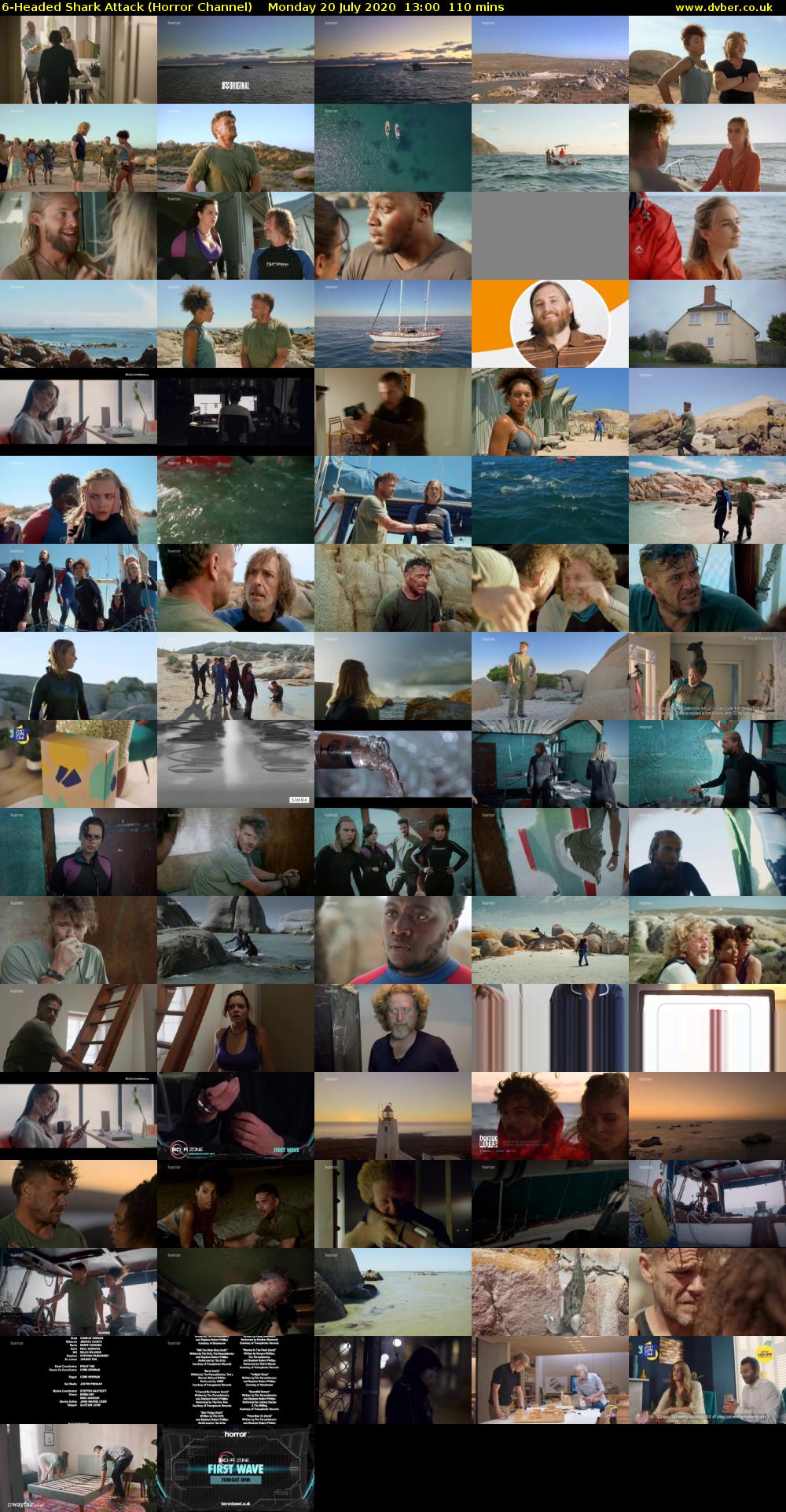 6-Headed Shark Attack (Horror Channel) Monday 20 July 2020 13:00 - 14:50